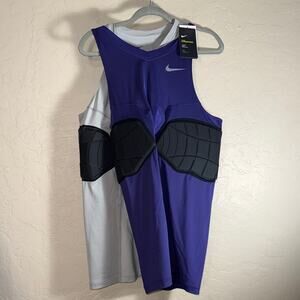 Nike Pro hyper strong compression padded basketball tanks. Set of 2. NWT. XLT.